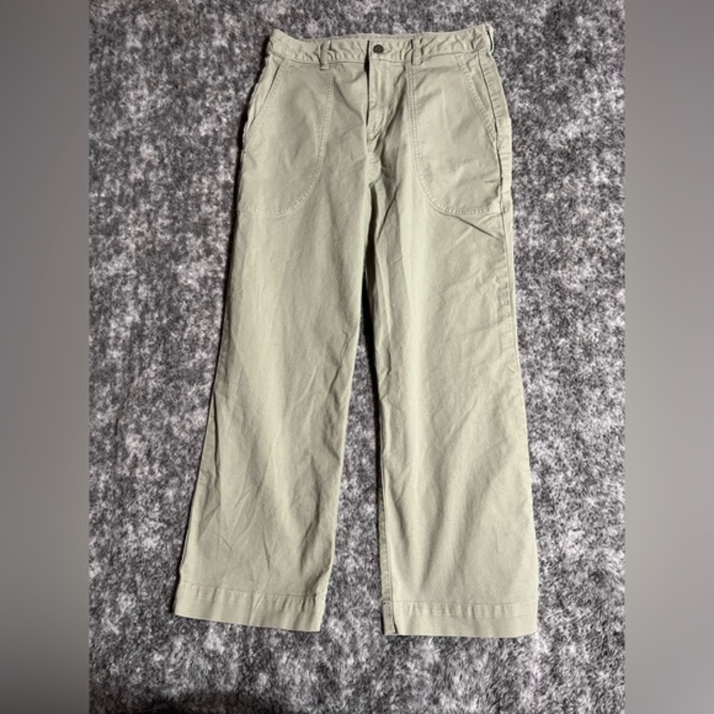 Patagonia Green Chino Pants Lightweight Cotton
